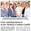 Presseartikel über die Senioren Pflege & Betreuung MEDICUS COTTBUS