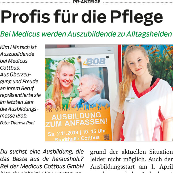 Profis für die Pflege